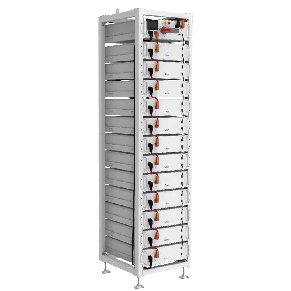 Deye 3U-HRACK: Ihr Rack für bis zu 12 HV-Batteriemodule