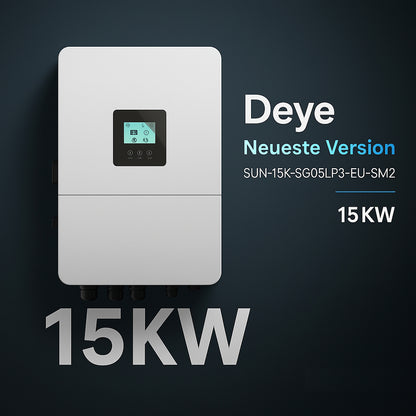 Deye Hybrid Wechselrichter 3-phasig 15kW SUN-15K-SG05LP3-EU-SM2 Neue Version