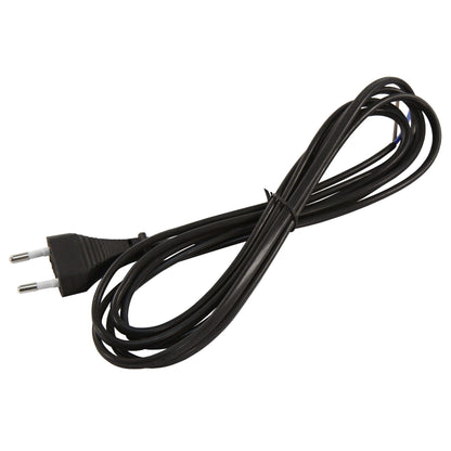 Euro-Netzkabel-Sammlung: Verschiedene Längen und Farben, mit und ohne Schnurschalter, blanken Enden, 2x0,75 mm²