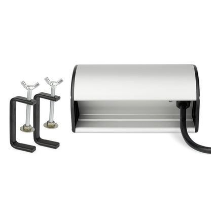 Steckdose Tischsteckdose Küche Büro Aluminium Steckdosenelement