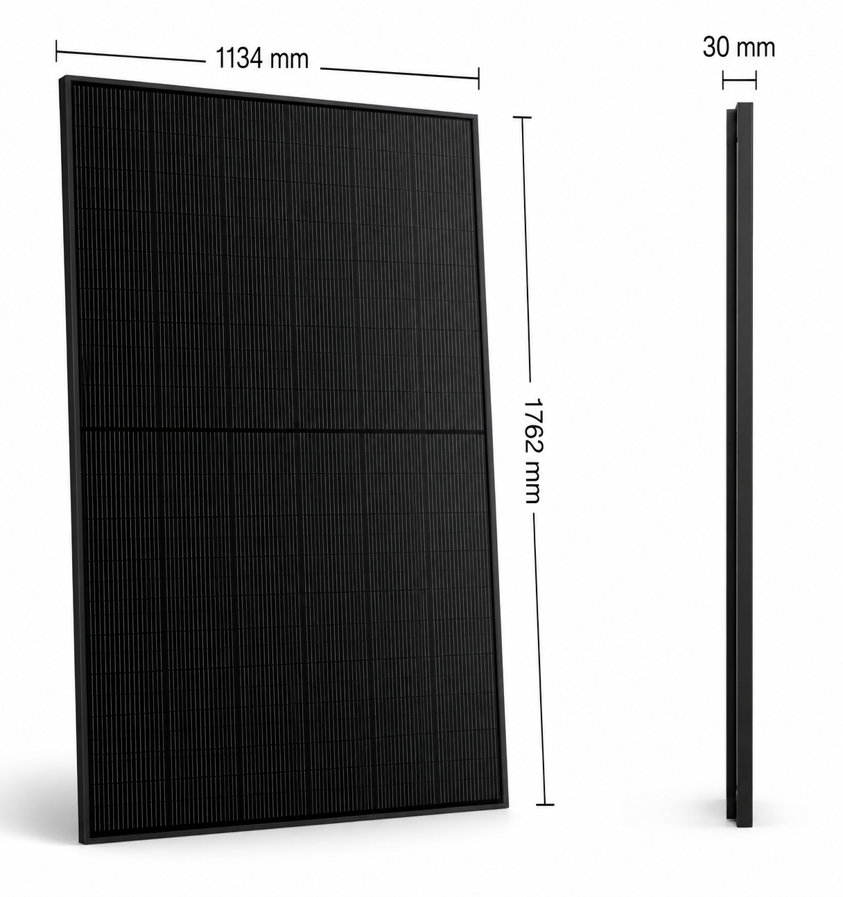 Balkonkraftwerk 890W JA Solar Module & Growat 800W Wechselrichter & Kabel