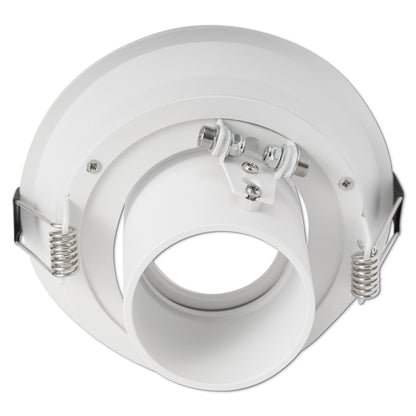 LED Einbaustrahler IP20 GU10 1-9W weiß rund 111mm Bohrloch