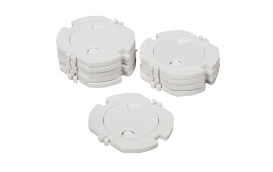 Kinderschutz für Steckdosen in Weiß - 2 Varianten: 5er Pack mit Steckerentfernung & 10er Pack Selbstklebend mit Drehautomatik