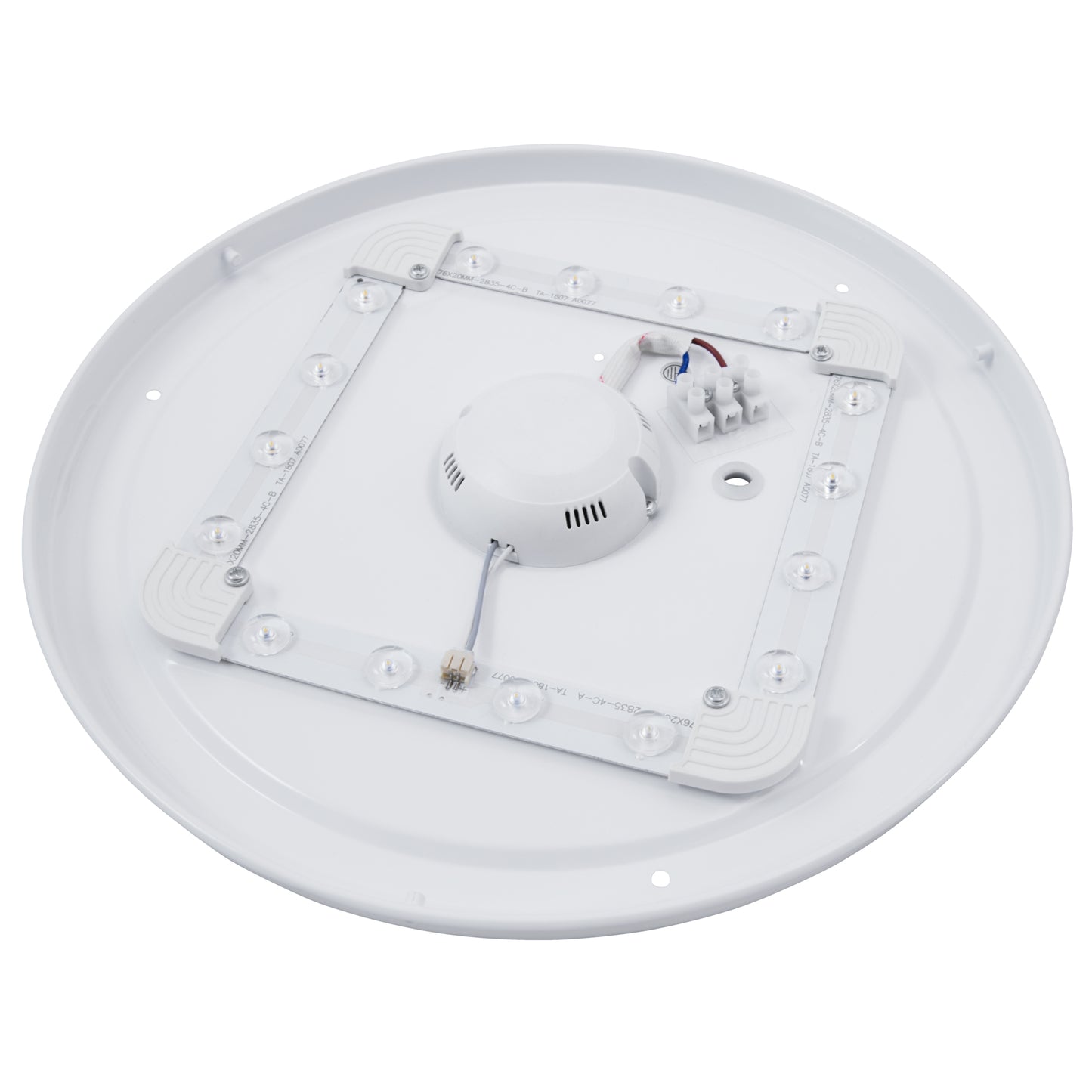 Trano LED-Deckenleuchte 18W mit HF-Bewegungsmelder, 1440lm, 3000K Warmweiß, Ø33cm, Flurleuchte, Dielenlampe, Wand- und Deckenmontage, 220-240V, Energieklasse F
