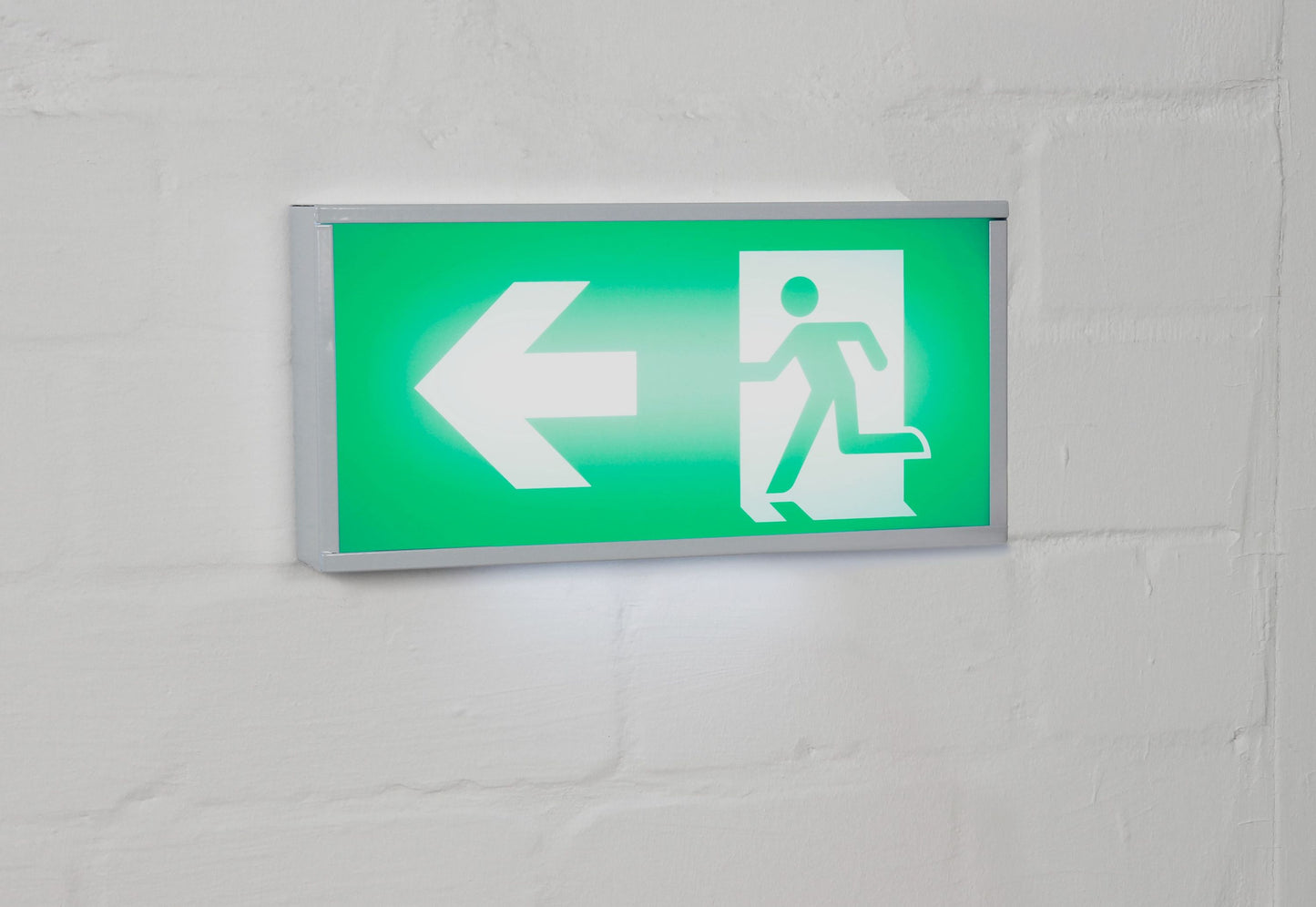 LED-Fluchtwegleuchte, Notbeleuchtung, Netzstrom & Akku, 3 Varianten, EN-konform