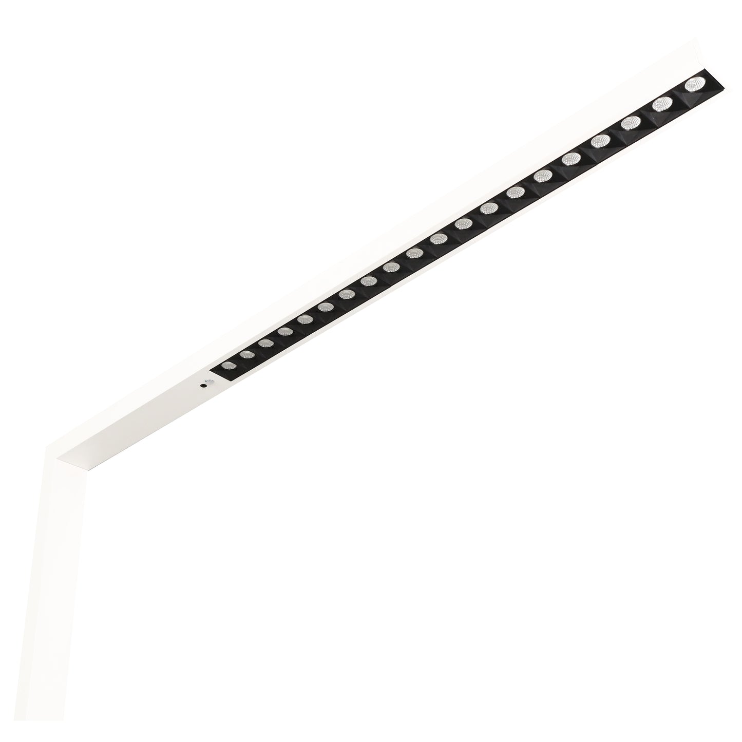 LED-Schreibtisch-Stehleuchte mit Touch Display, 70Watt, Neutralweiß, 9800lm, PIR & Tageslicht-Sensor