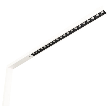 LED-Schreibtisch-Stehleuchte mit Touch Display, 70Watt, Neutralweiß, 9800lm, PIR & Tageslicht-Sensor