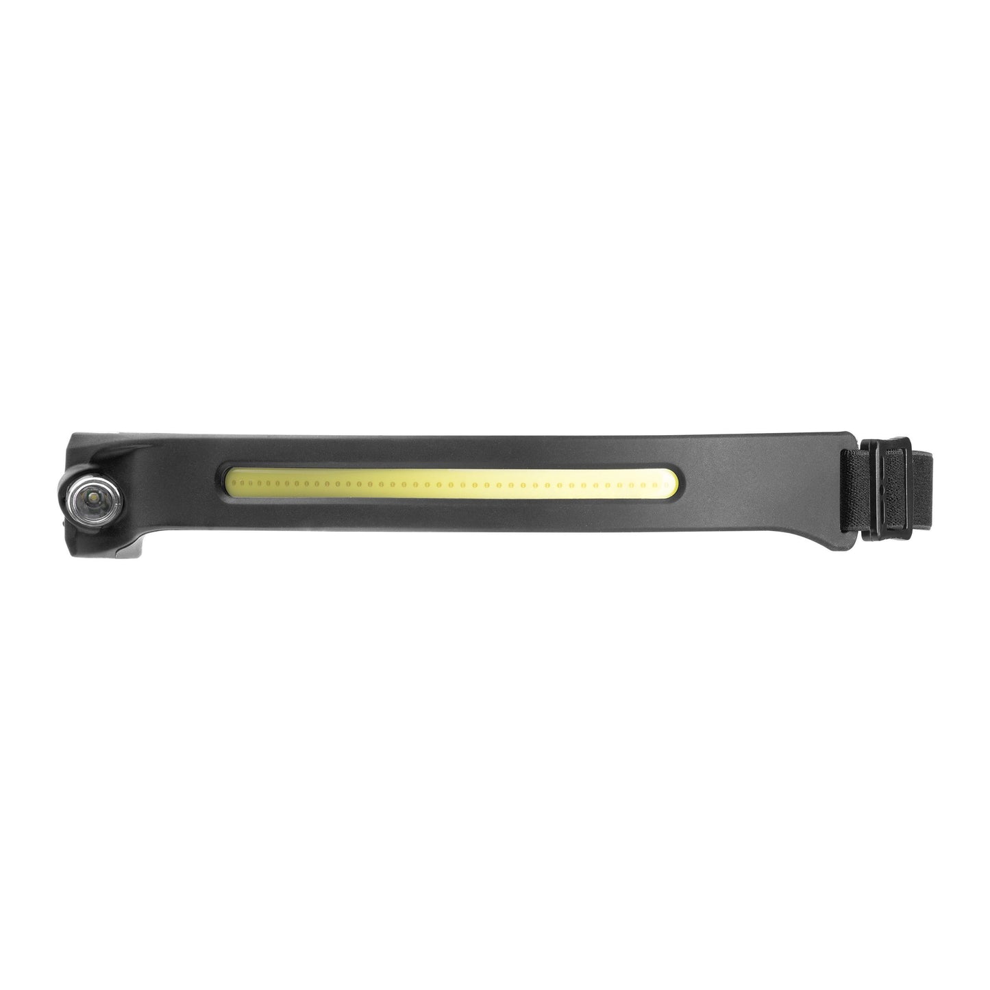 LED-Stirnlampe, COB + XPE, 1200mAh Akku, 5 Modi, IPX4, USB-C, Schwarz