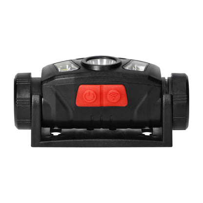 LED COB + XPG Stirnlampe/Fahrradlicht, 1200mAh Li-Ionen-Akku, Bewegungssensor
