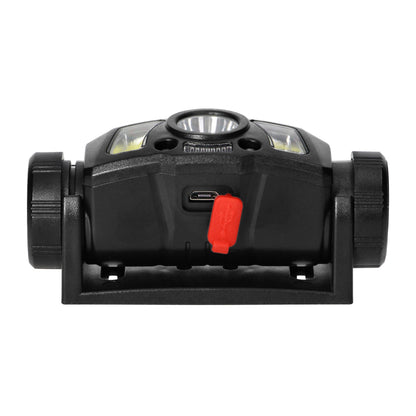 LED COB + XPG Stirnlampe/Fahrradlicht, 1200mAh Li-Ionen-Akku, Bewegungssensor
