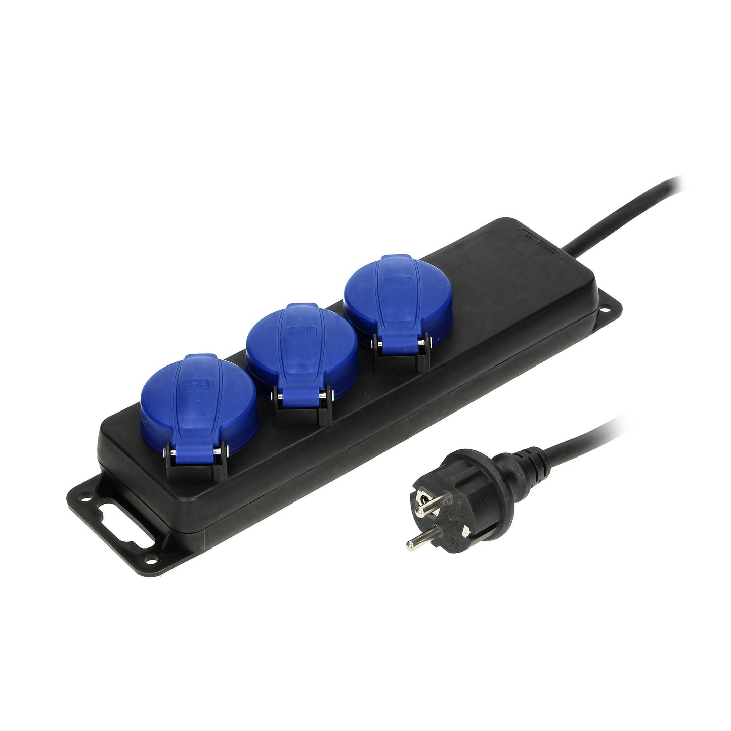 Steckdosenleiste 3-fach und 3m/5m Zuleitung für Außen IP44