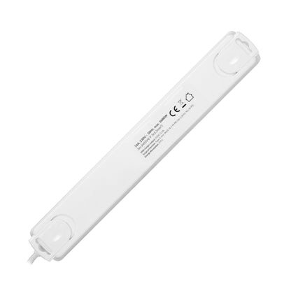 Hochwertige Steckdosenleiste, 6 Schuko-Steckdosen, 2x USB, 3m Kabel