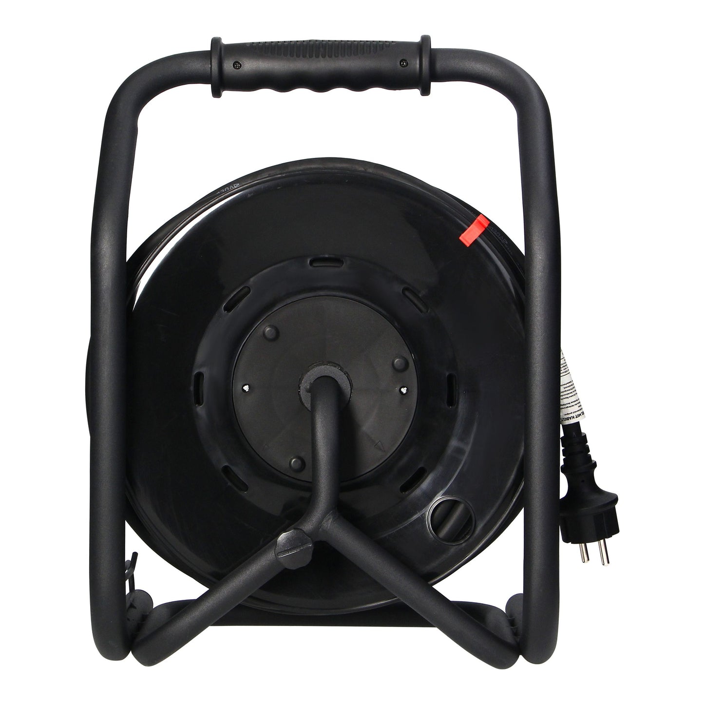 Trano Kabeltrommel 40m H07RN-F 3x2,5mm² IP44 | 4x Schuko Steckdosen mit Kinderschutz | 3200W | Gummi Kabel | Anti-Twist | Thermoschutz