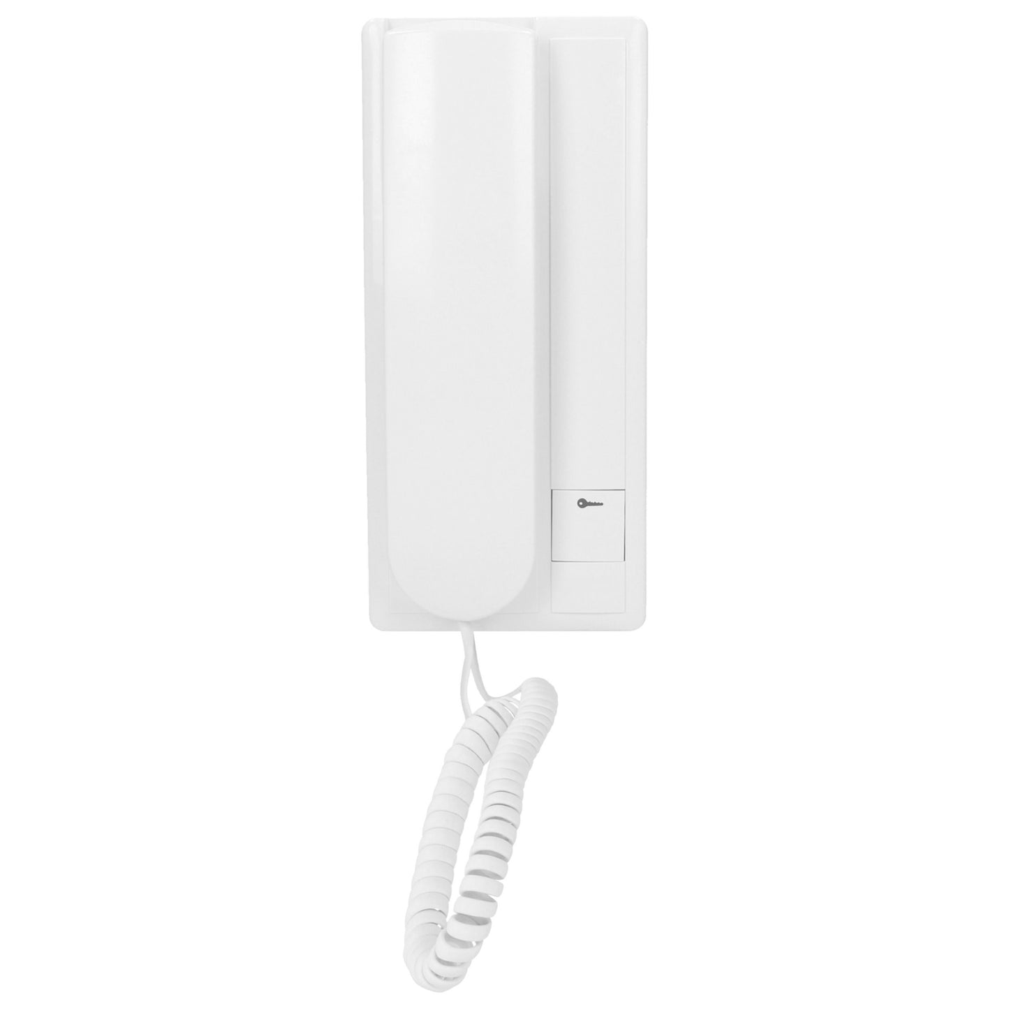 Trano Türsprechanlage 1-Familienhaus Unterputz | 230V AC | 4-Draht | IP44 | Unifon mit Hörer | Direktanschluss E-Öffner