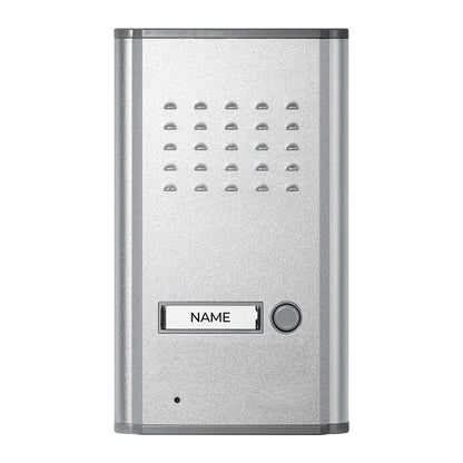 Trano Türsprechanlage 1-Familienhaus Unterputz | 230V AC | 4-Draht | IP44 | Unifon mit Hörer | Direktanschluss E-Öffner