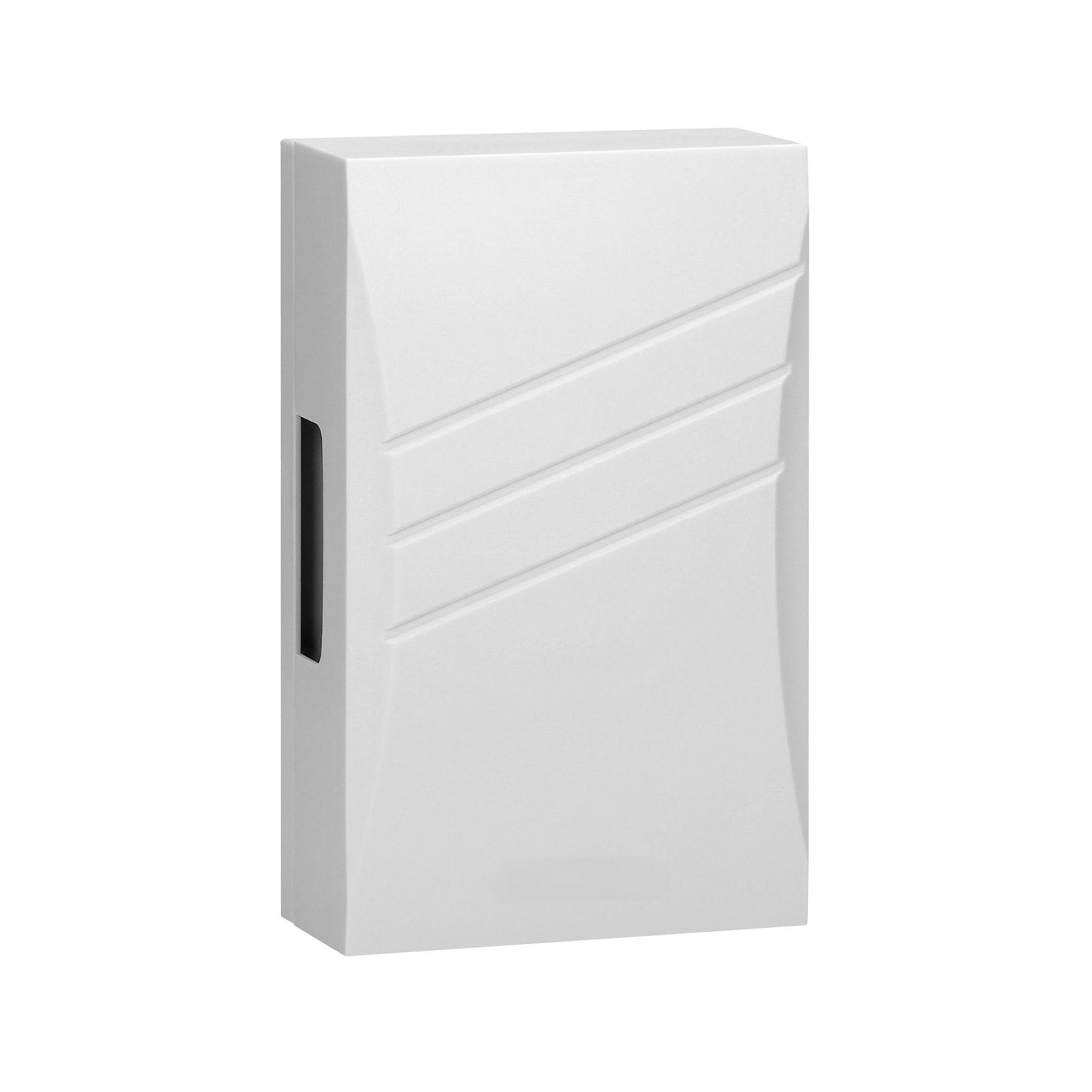 Trano Elektromechanische Türklingel 230V mit integriertem 8V Trafo, 2-Ton BIM-BAM, 80dB, IP20, weiß, Aufputzmontage, 106×170mm