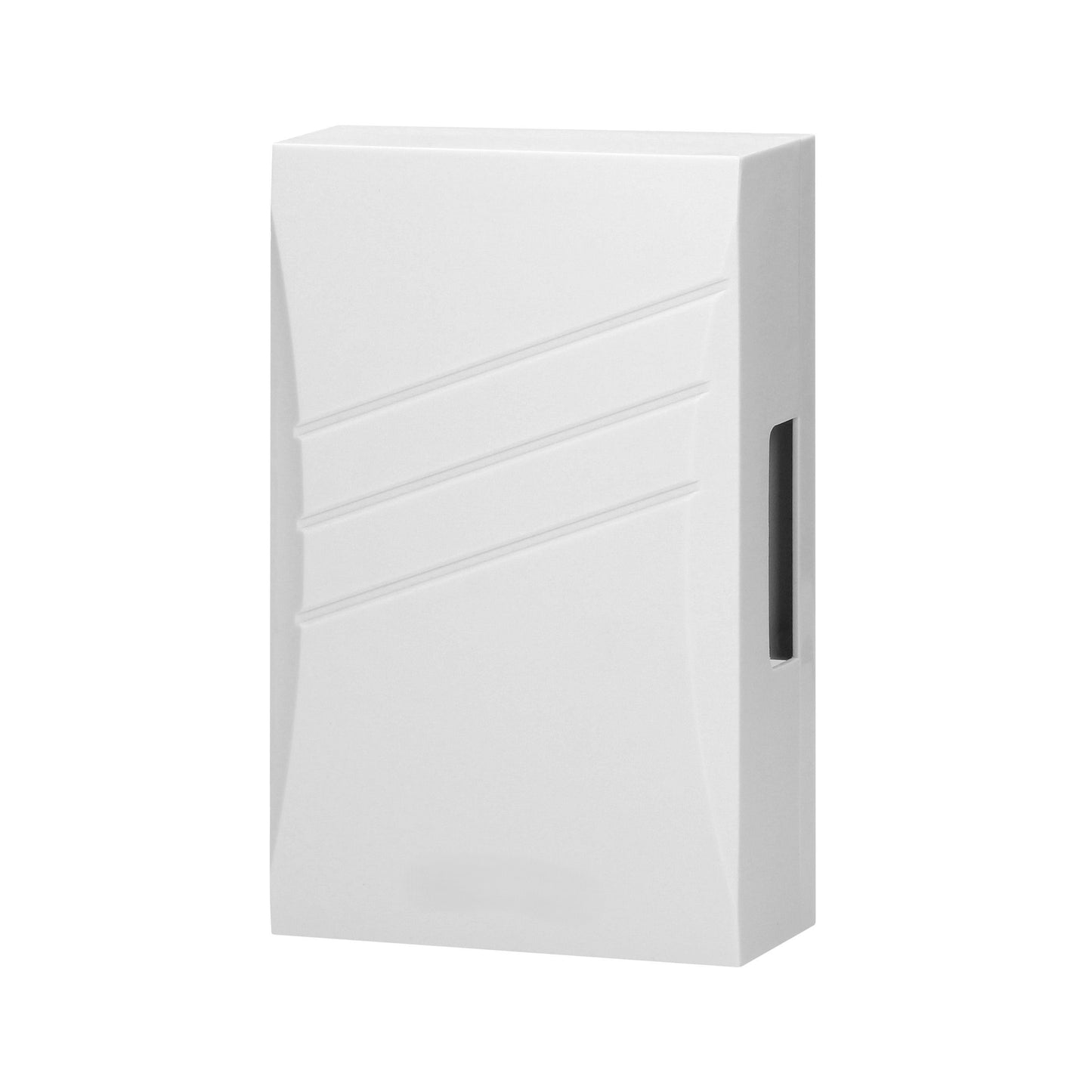 Trano Elektromechanische Türklingel 230V mit integriertem 8V Trafo, 2-Ton BIM-BAM, 80dB, IP20, weiß, Aufputzmontage, 106×170mm