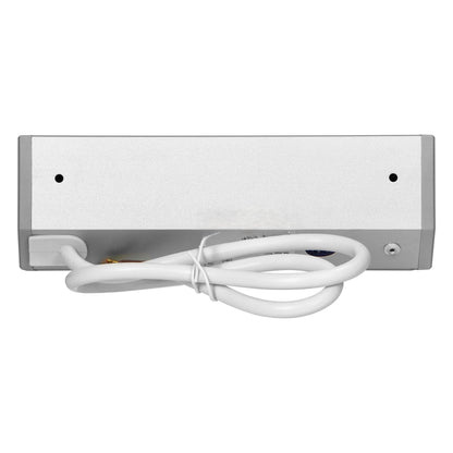 Trano Möbel-Steckdose grau | 2x/3x Schuko + USB A+C | 230V, 3680W, IP20, Kabel 0,6m, moderne Einbau-Steckdosenleiste