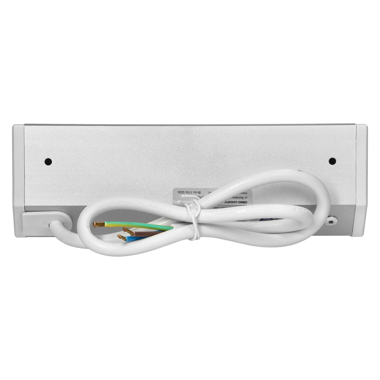 Möbel-Steckdose weiß Aluminium Schalter Tischsteckdose Küchensteckdose