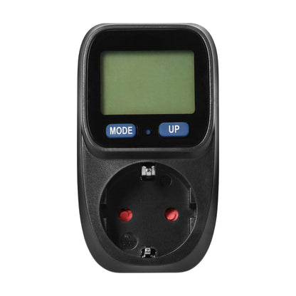 Energiekostenmessgerät mit LCD-Display, Max. 3680W, in Weiß oder Schwarz