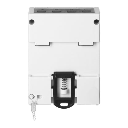 Trano 3-Phasen Energiezähler MID 80A | LCD 6+2 | DIN-Schiene 4,3 Module | 3x230/400V AC | IR-Schnittstelle | S0 Impuls | IP51 | EN 50470-3