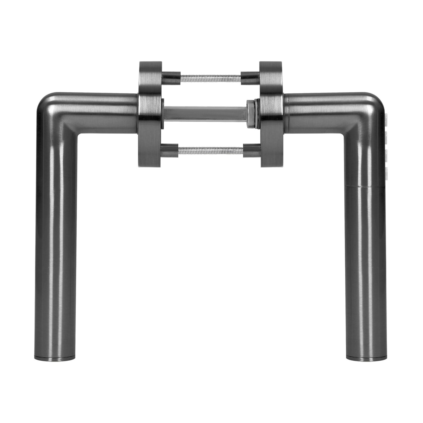 Trano Smart Griff, Elektronische Drückergarnitur mit PIN & Bluetooth 4.0 – IP44, für Türen 38–58 mm, schwarz oder silber, beleuchtet, 2×CR2