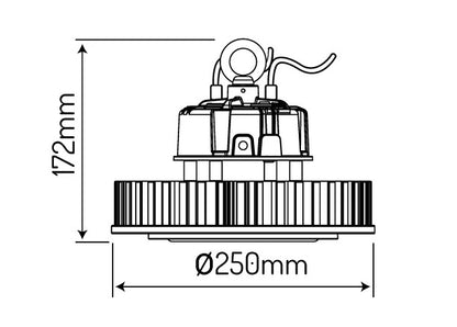 LED Hallenstrahler 100W 130lm/W 4000K 120°