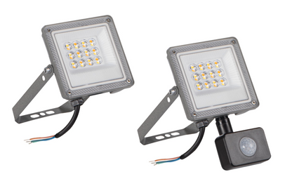LED Fluter Außenstrahler mit Farbtemperatur (3000K/4000K/6500K) & optionalem Bewegungsmelder – IP65/IP44 Wasserdicht – LED Scheinwerfer 10-100W für Garten, Hof & Garage