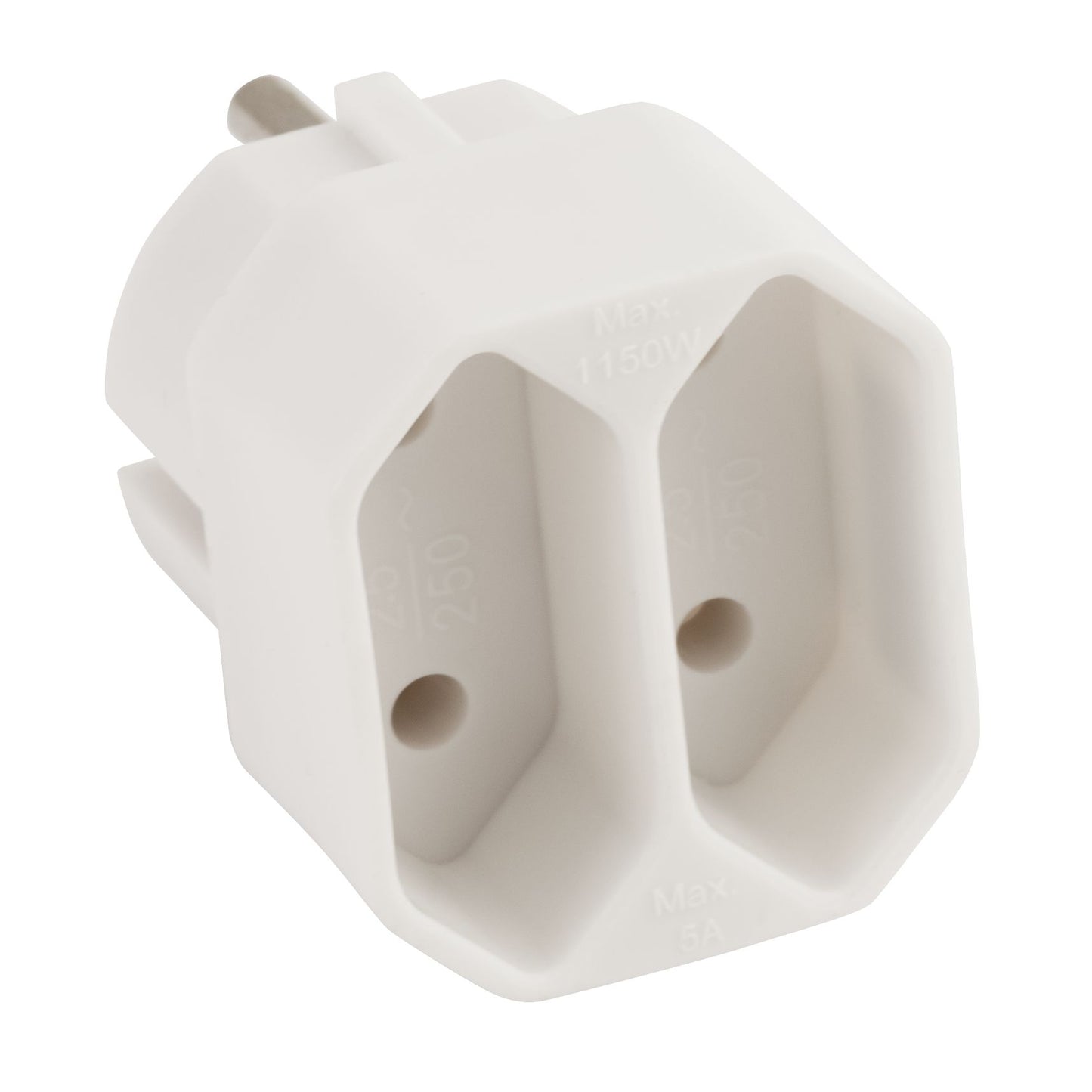 Steckdosenadapter als 2fach, 3fach, 4fach Ausführung