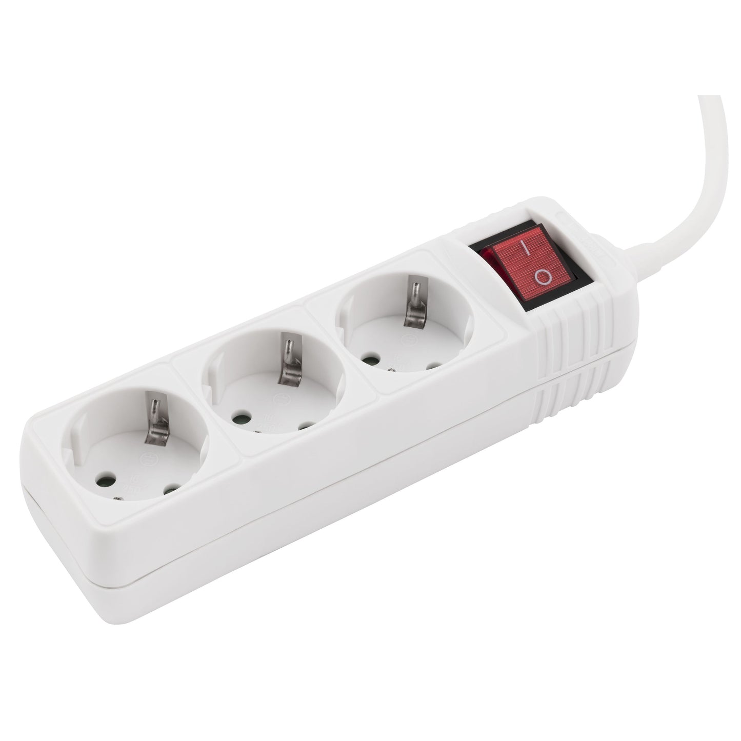 Steckdosenleiste 3-fach mit oder ohne Schalter