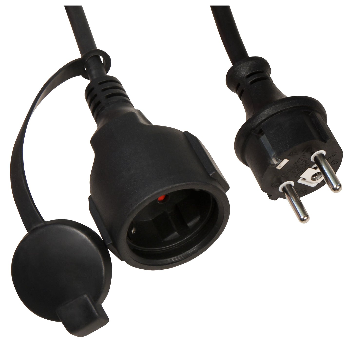 Zwischenstecker mit Dämmerungsschalter - IP44 auch für Außen geeignet - Zeitschaltuhr (1-9 Std.) und Kabel