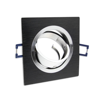 LED Einbaustrahler GU10 230V 1-9 Watt rund eckig Einbauspot 68mm Bohrloch