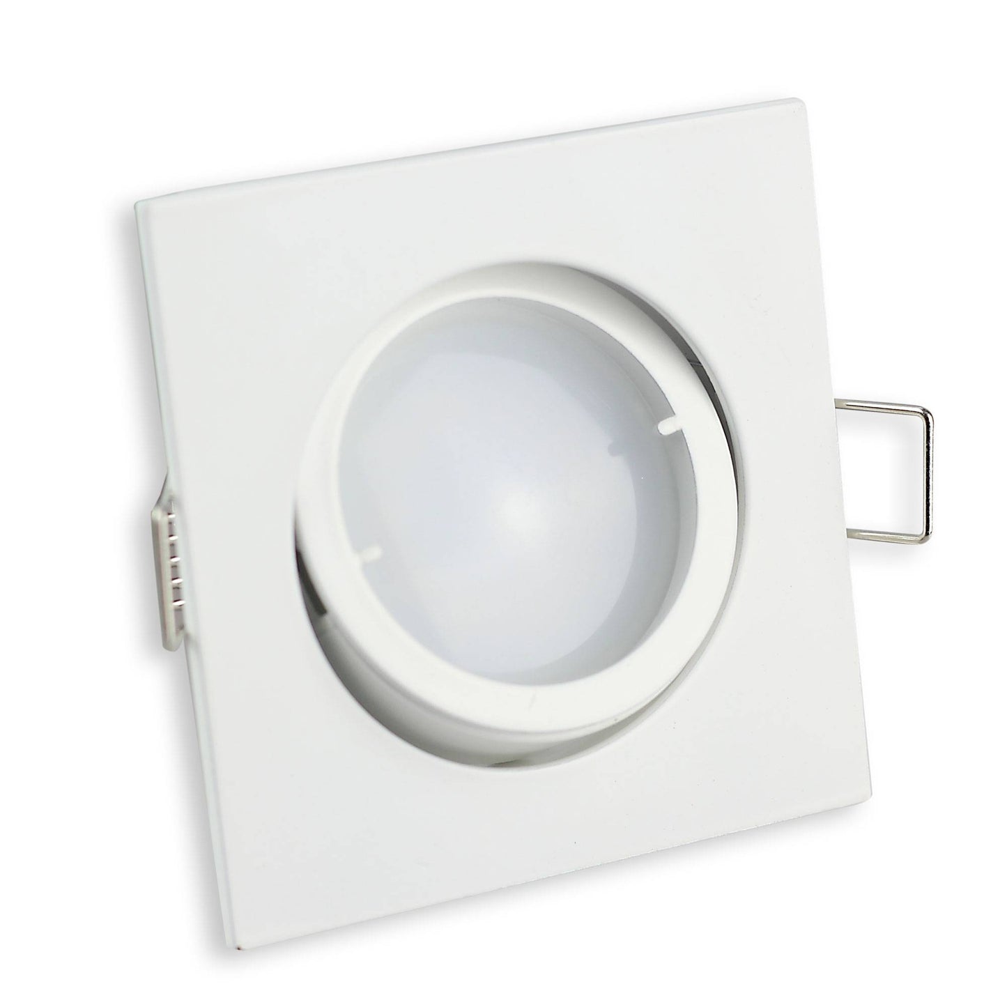 Einbaurahmen rund eckig GU10 R16 schwenkbar Rahmen Ø70mm Einbaustrahler Spot LED