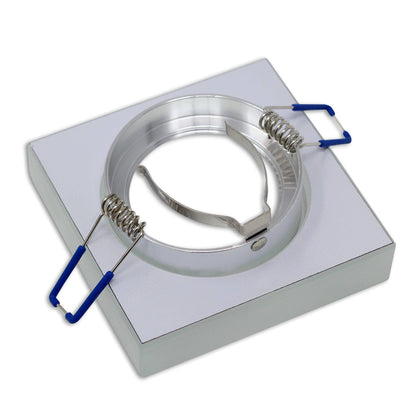 LED Einbaustrahler Glas matt flach 3W 5W 6,5W Einbauspot 70mm Leuchte