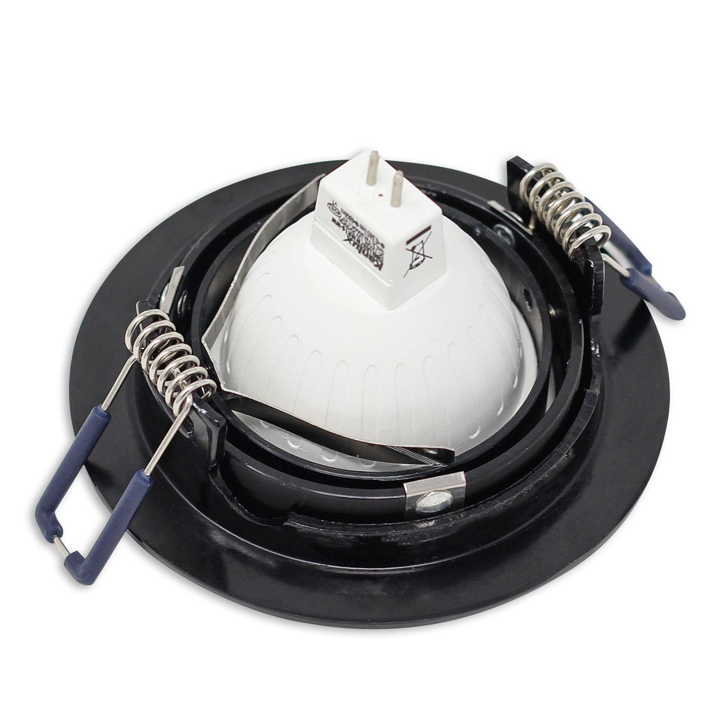 Einbaurahmen GU10 MR16 rund Gehäuse Einbauleuchte Ø75-85mm Bohrloch Spot LED