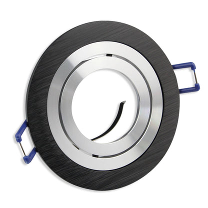 Einbaurahmen GU10 MR16 schwenkbar silber schwarz Rahmen Einbauleuchte Spot LED