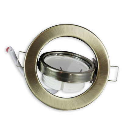 LED Einbaustrahler rund dimmbar schwenkbar super flach 3-6,5W 230 Volt