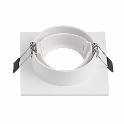 LED Einbaustrahler eckig weiß 1-9W 230V GU10 Einbau-Spot Lampe 75-85mm Panel