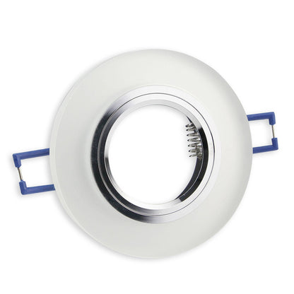 LED Einbaustrahler MR16 12 Volt 5-7 Watt rund eckig Einbauspot Glas 60-70mm