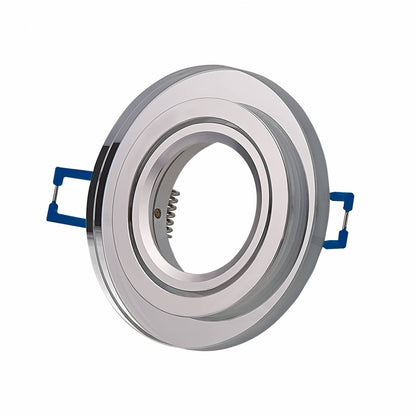 LED Einbaustrahler Glas 1-9W Deckenleuchte Leuchte 75-80mm flach Spot GU10 230V