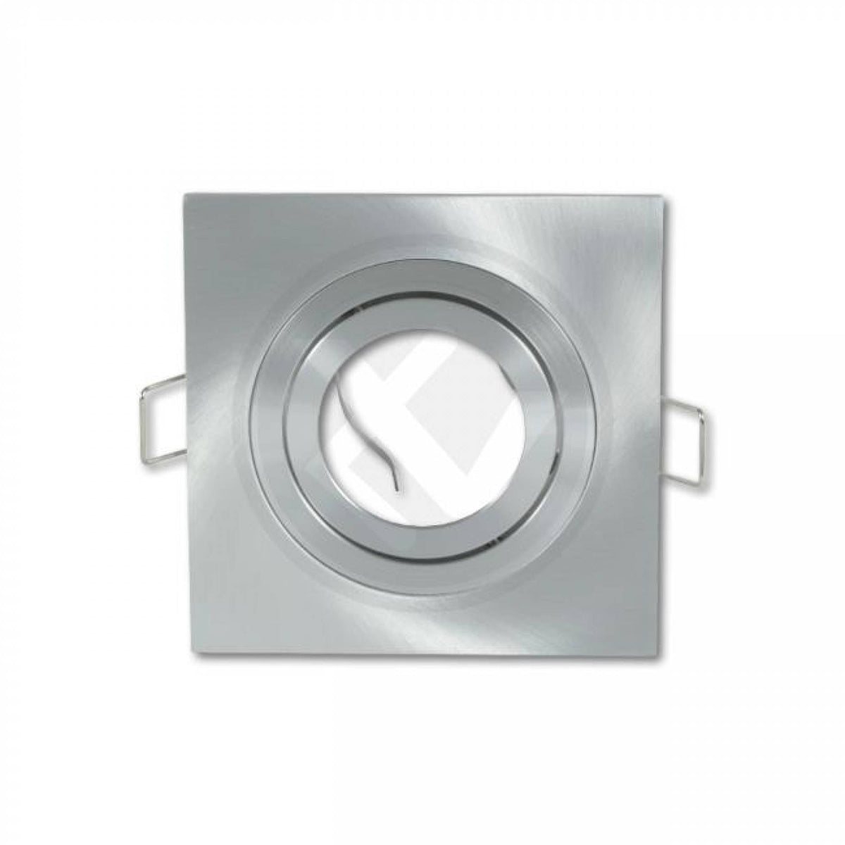 Einbaurahmen GU10 MR16 schwenkbar eckig Gehäuse Einbaustrahler Ø75-82mm Bohrloch Spot LED Halogen
