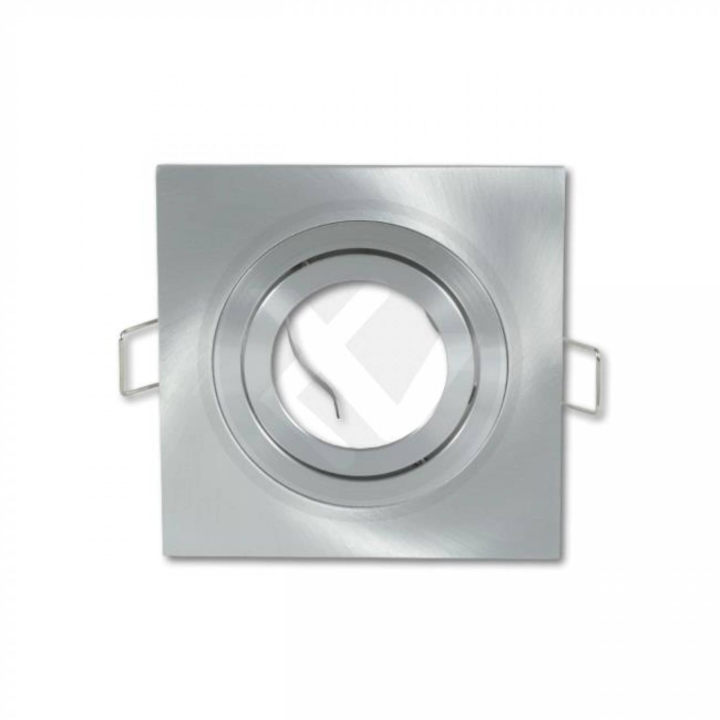 Einbaurahmen GU10 MR16 schwenkbar eckig Gehäuse Einbaustrahler Ø75-82mm Bohrloch Spot LED Halogen