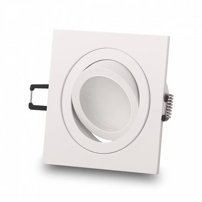 LED Einbaustrahler eckig dimmbar 3-6,5W 230V Spot Einbauleuchte 80mm Panel