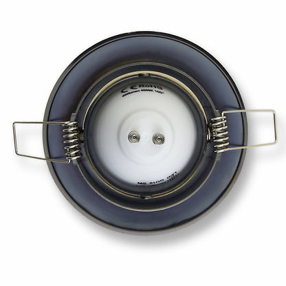 Einbaurahmen rund GU10 MR16 schwenkbar 75-80mm Gehäuse Einbaustrahler Spot LED