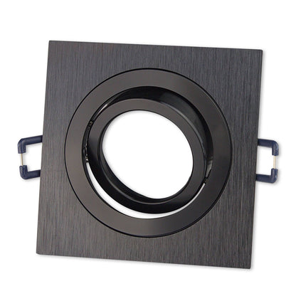 LED Einbaustrahler eckig schwenkbar 12V MR16 5W 7W Einbau-Spot Strahler 75-85mm
