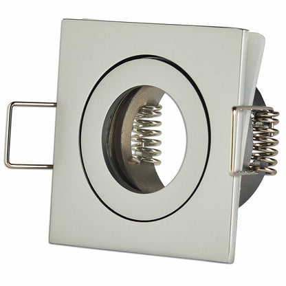 Einbaurahmen GU11 MR11 IP44 eckig flach Badezimmer Rahmen 40mm Einbauleuchte