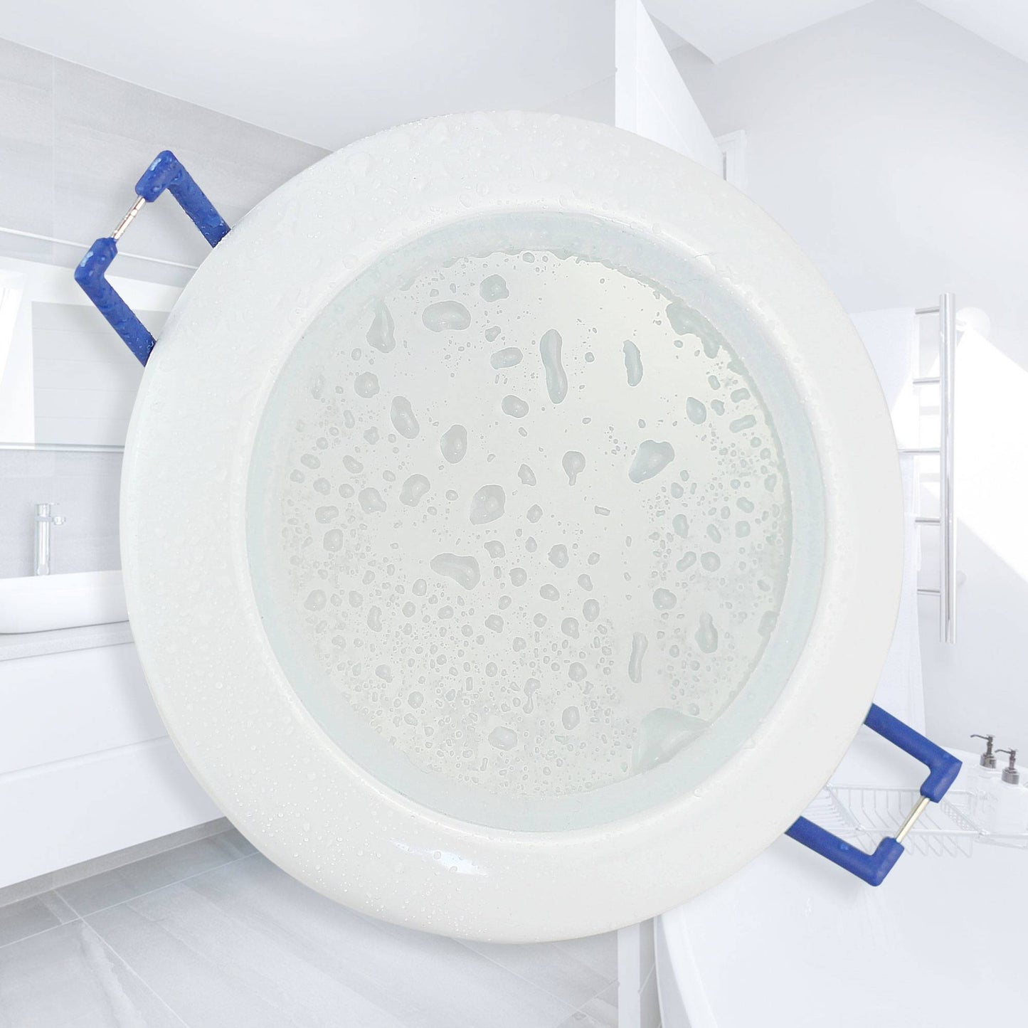 Einbaurahmen GU10 MR16 IP44 rund Badezimmer Rahmen Feuchtraum 70mm Einbau-Spot