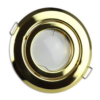 Einbaurahmen rund GU10 MR16 schwenkbar 80-85mm Gehäuse Einbauleuchte Spot LED