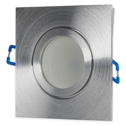 LED Einbaustrahler IP44 Bad 1-9W Deckenspot Einbauleuchte 60mm flach Außen GU28
