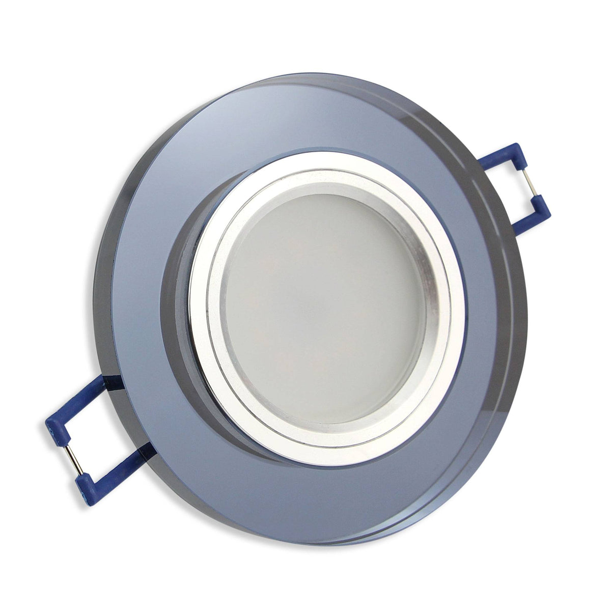 LED Einbaustrahler MR16 12 Volt 5-7W rund eckig Einbauspot Glas 75mm Bohrloch